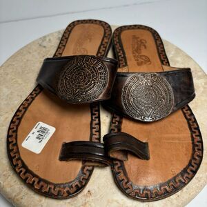 Brown Leather Sandals